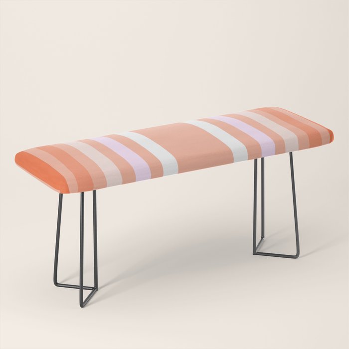Rise above the Rainbow - Peachy pastels Bench Gallery Image 1