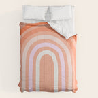 Rise above the Rainbow - Peachy pastels Comforter Gallery Image 6