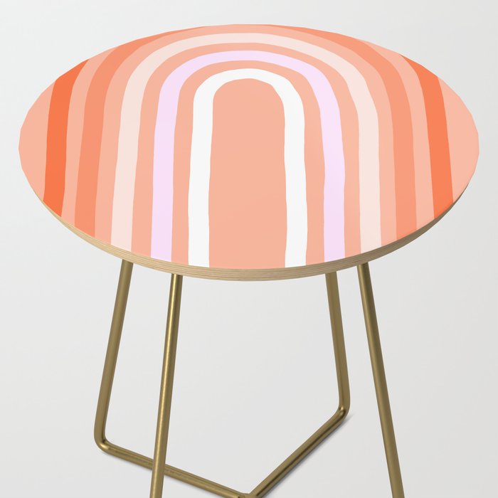 Rise above the Rainbow - Peachy pastels Side Table Gallery Image 2