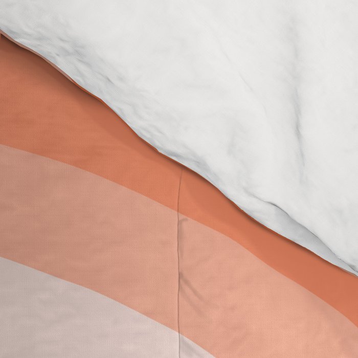 Rise above the Rainbow - Peachy pastels Comforter Gallery Image 4
