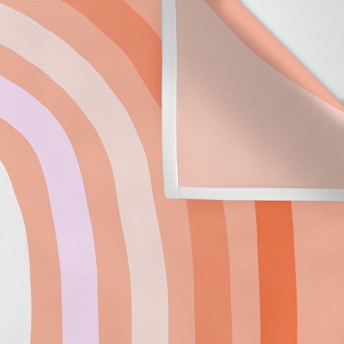 Rise above the Rainbow - Peachy pastels Wall Tapestry Gallery Image 3