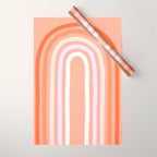 Rise above the Rainbow - Peachy pastels Wrapping Paper Gallery Image 1