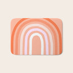 Rise above the Rainbow - Peachy pastels Bath Mat Gallery Image 1
