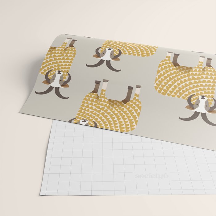 Whimsical Jacob Sheep Wrapping Paper Gallery Image 2