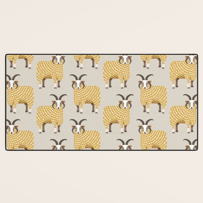 Whimsical Jacob Sheep Desk Mat Gallery Image 3