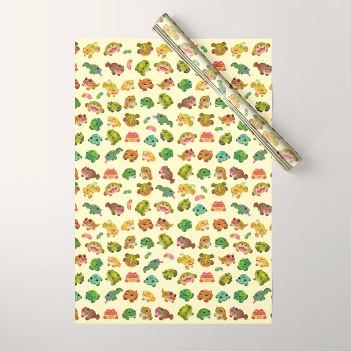 Horned frog - bright Wrapping Paper Gallery Image 1