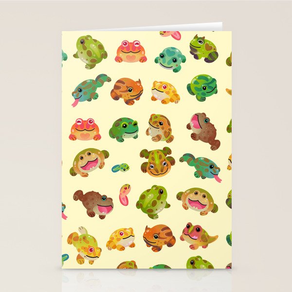 Horned frog - bright Stationery Card Gallery Image 2