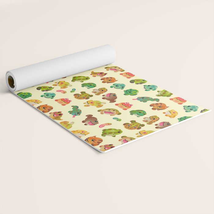 Horned frog - bright Yoga Mat Gallery Image 2