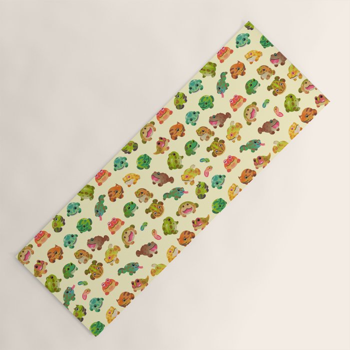 Horned frog - bright Yoga Mat Gallery Image 1