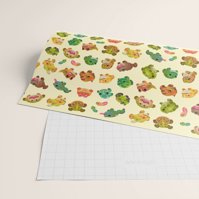 Horned frog - bright Wrapping Paper Gallery Image 2
