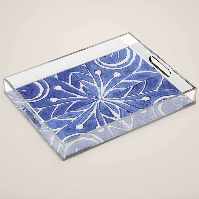 Azulejos Acrylic Tray Gallery Image 1