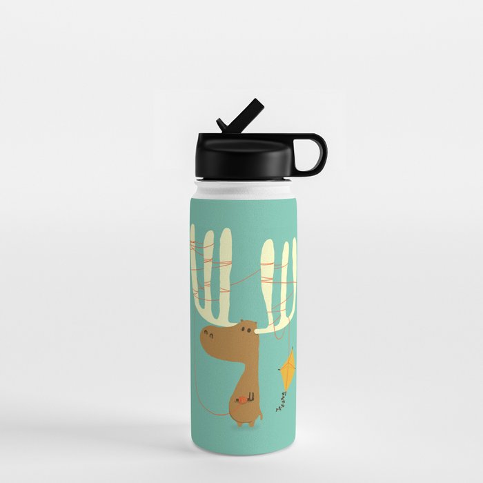 A moose ing Water Bottle Gallery Image 1