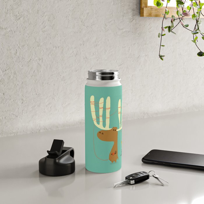 A moose ing Water Bottle Gallery Image 5