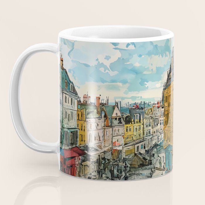 Paris Illustration Coffee Mug Gallery Image 3