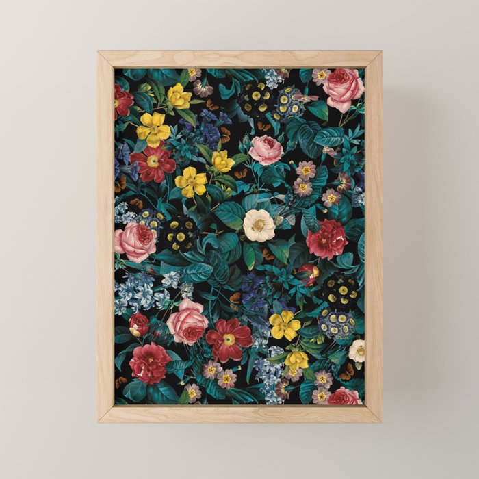 Night Garden XXV Mini Art Print Gallery Image 1