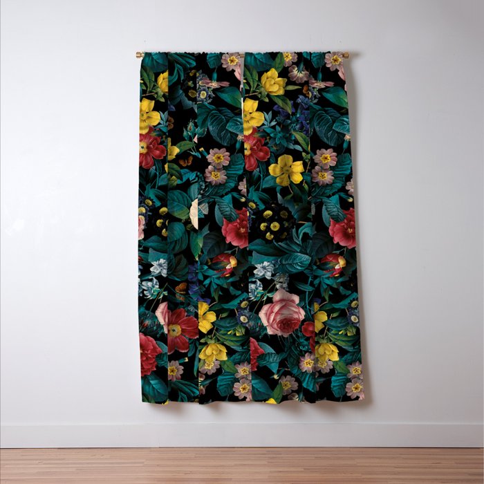 Night Garden XXV Window Curtain Gallery Image 3