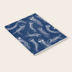 Jellyfish Print - Navy Notebook Gallery Image 2
