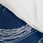 Jellyfish Print - Navy Comforter Gallery Image 4