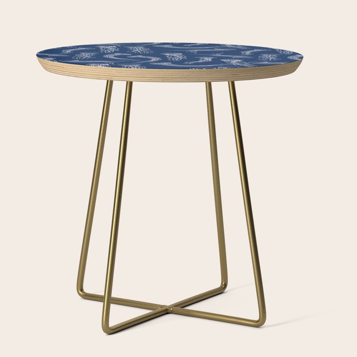 Jellyfish Print - Navy Side Table Gallery Image 1
