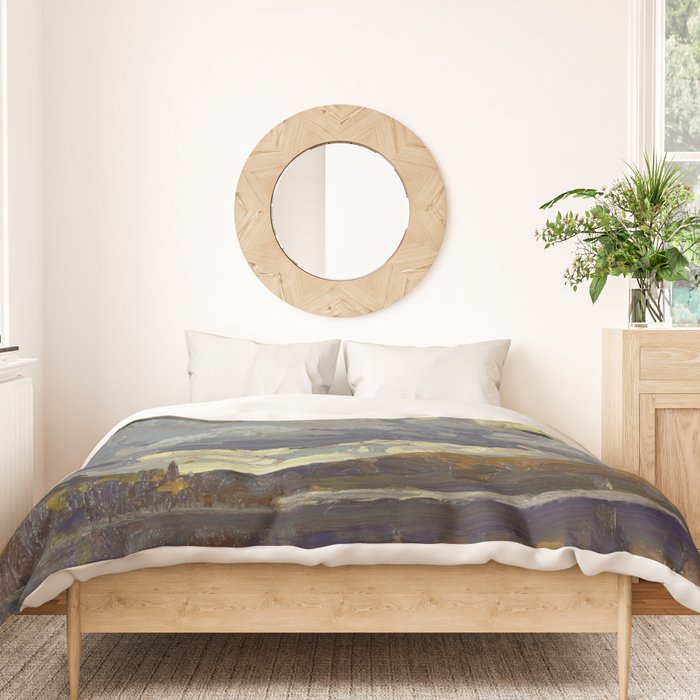 Tom Thomson Grey Sky 1914 Canadian Landscape Artist Duvet Cover Gallery Image 3