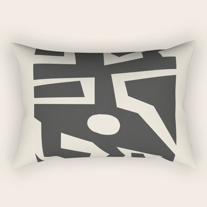 Geometrical Play 10 Rectangular Pillow Gallery Image 1