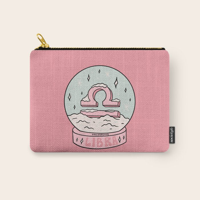 Libra Snow Globe Carry All Pouch Gallery Image 1