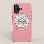 Libra Snow Globe iPhone Case Gallery Image 1