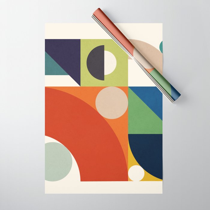 Roud Flow No 1 Wrapping Paper Gallery Image 1