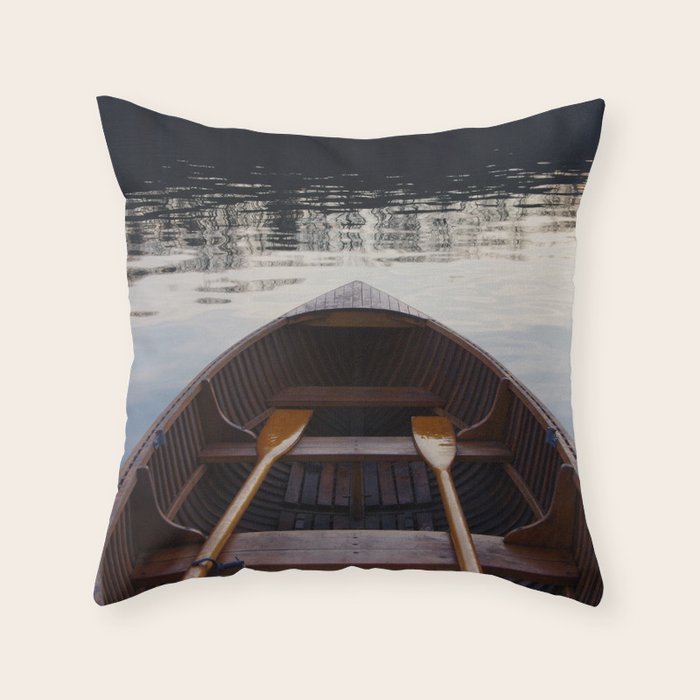 No where to row Throw Pillow Gallery Image 6