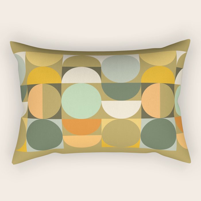 Modern Geometric 91A Rectangular Pillow Gallery Image 2