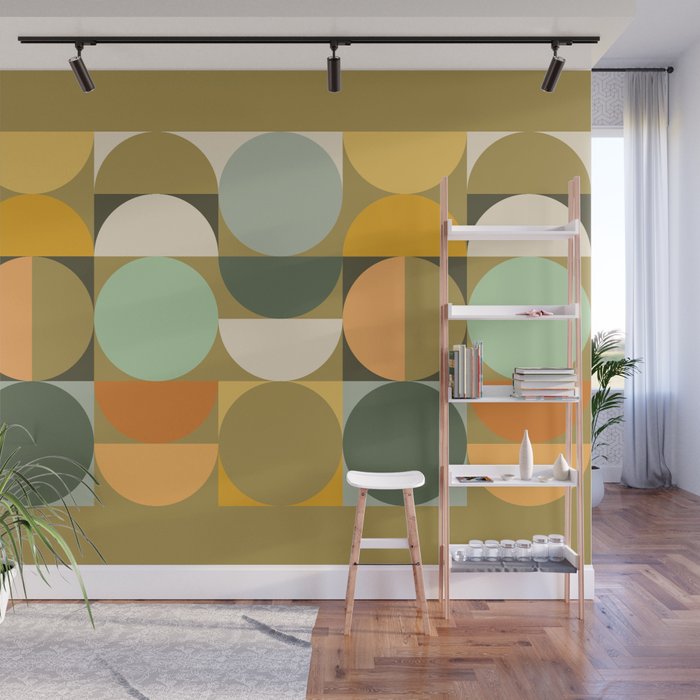 Modern Geometric 91A Wall Mural Gallery Image 1