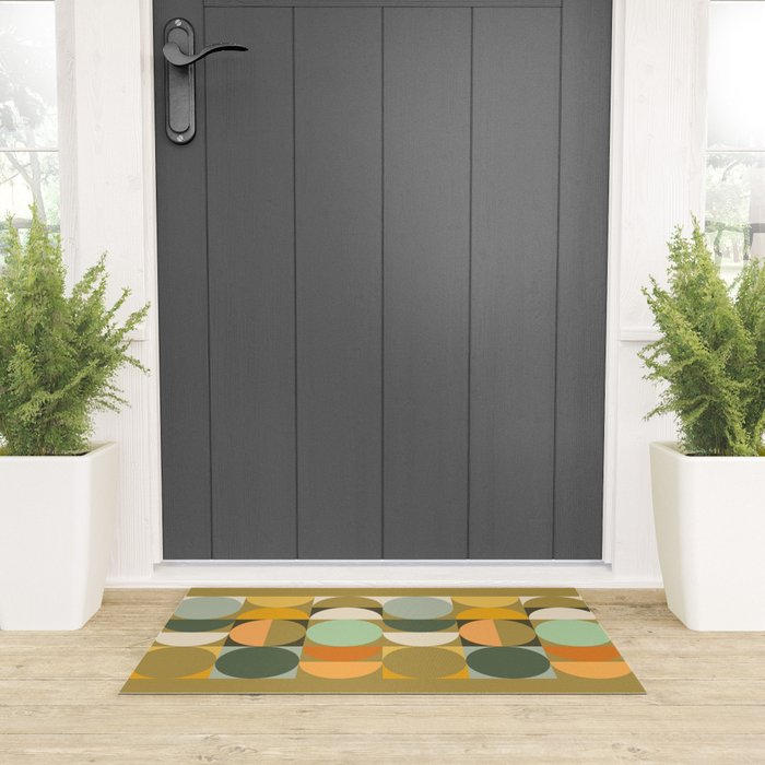 Modern Geometric 91A Welcome Mat Gallery Image 3