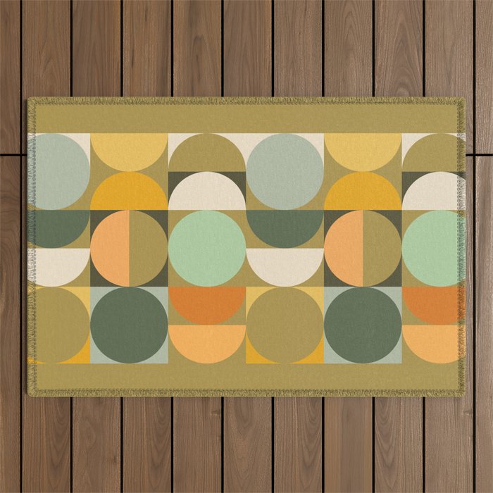 Modern Geometric 91A Outdoor Rug Gallery Image 1