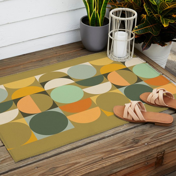 Modern Geometric 91A Outdoor Rug Gallery Image 2