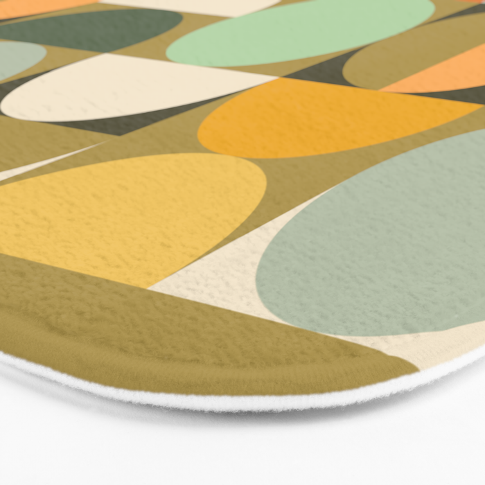 Modern Geometric 91A Bath Mat Gallery Image 3