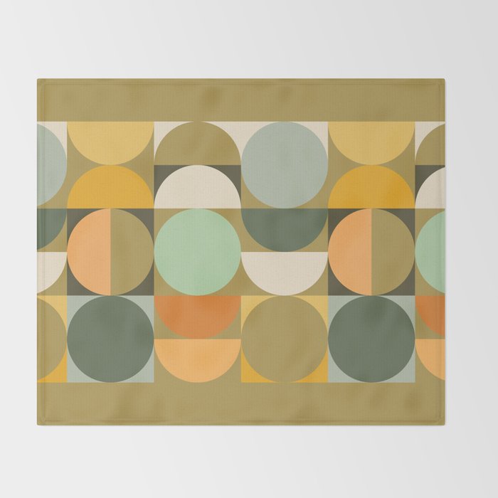 Modern Geometric 91A Throw Blanket Gallery Image 2