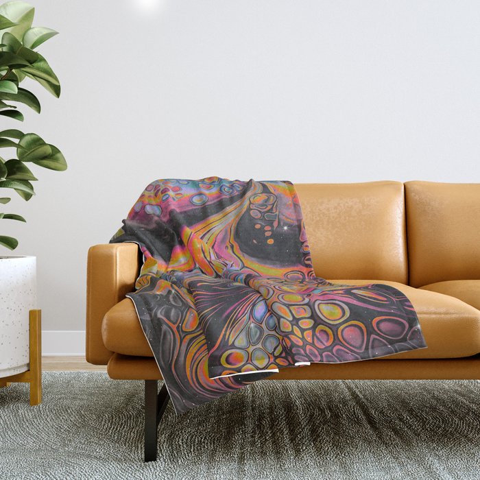 FRACTURES Throw Blanket Gallery Image 1