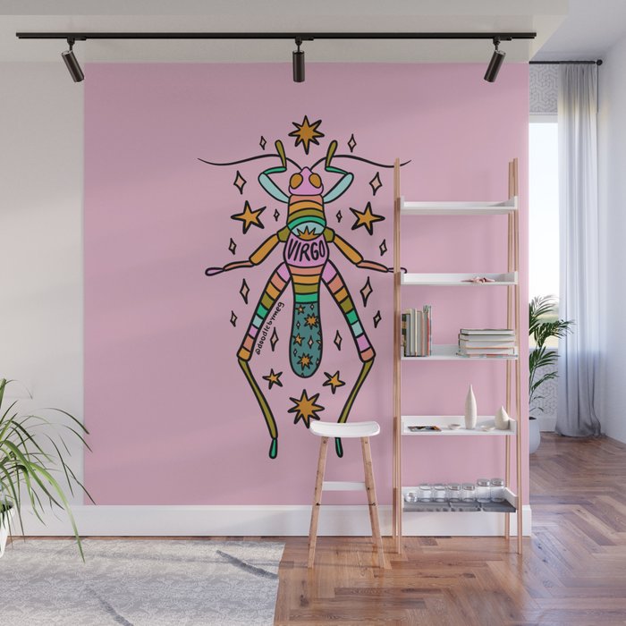 Virgo Grasshopper Wall Mural Gallery Image 1