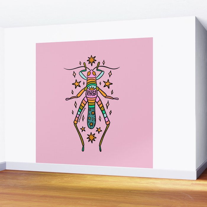 Virgo Grasshopper Wall Mural Gallery Image 2