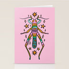 Virgo Grasshopper Stationery Card Gallery Image 2