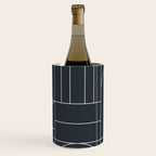 Deco Geometric 04 Black Wine Chiller Gallery Image 1