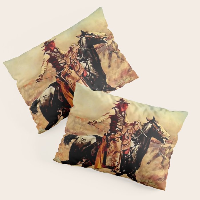 âIn the Alkaliâ by Charles M Russell Pillow Sham Gallery Image 3