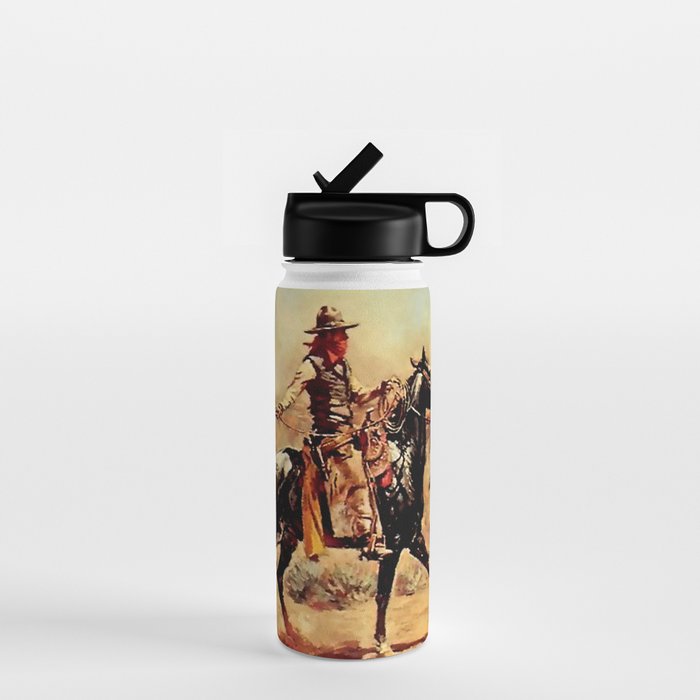 âIn the Alkaliâ by Charles M Russell Water Bottle Gallery Image 1