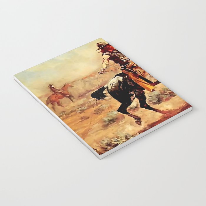 âIn the Alkaliâ by Charles M Russell Notebook Gallery Image 3