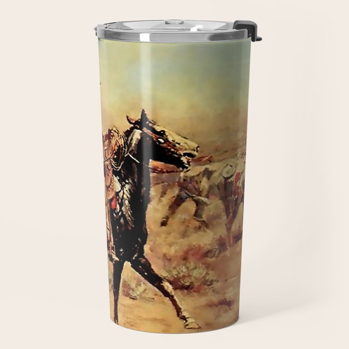 âIn the Alkaliâ by Charles M Russell Travel Mug Gallery Image 2