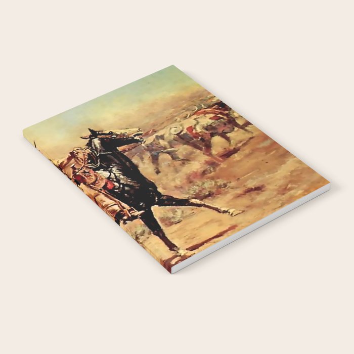 âIn the Alkaliâ by Charles M Russell Notebook Gallery Image 2