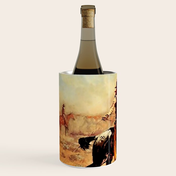 âIn the Alkaliâ by Charles M Russell Wine Chiller Gallery Image 2