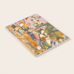 (Book of omens) Angels bow before Adam and Eve in Paradise Islamic Antique Art  Notebook Gallery Image 3