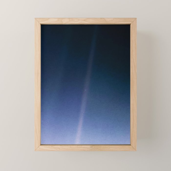 Pale Blue Dot â Voyager 1 (2020 revision) Mini Art Print Gallery Image 1