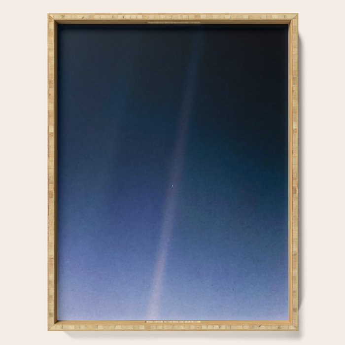 Pale Blue Dot â Voyager 1 (2020 revision) Serving Tray Gallery Image 1